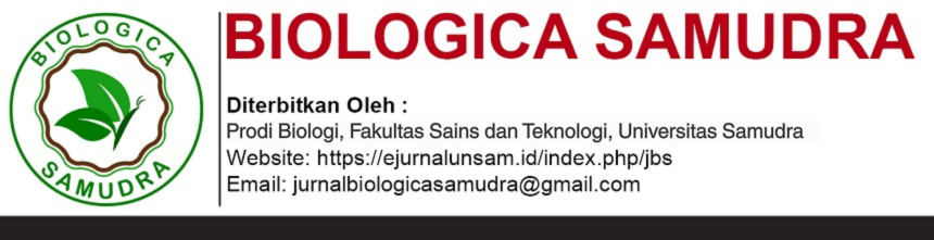 Cover BIOLOGICA SAMUDRA