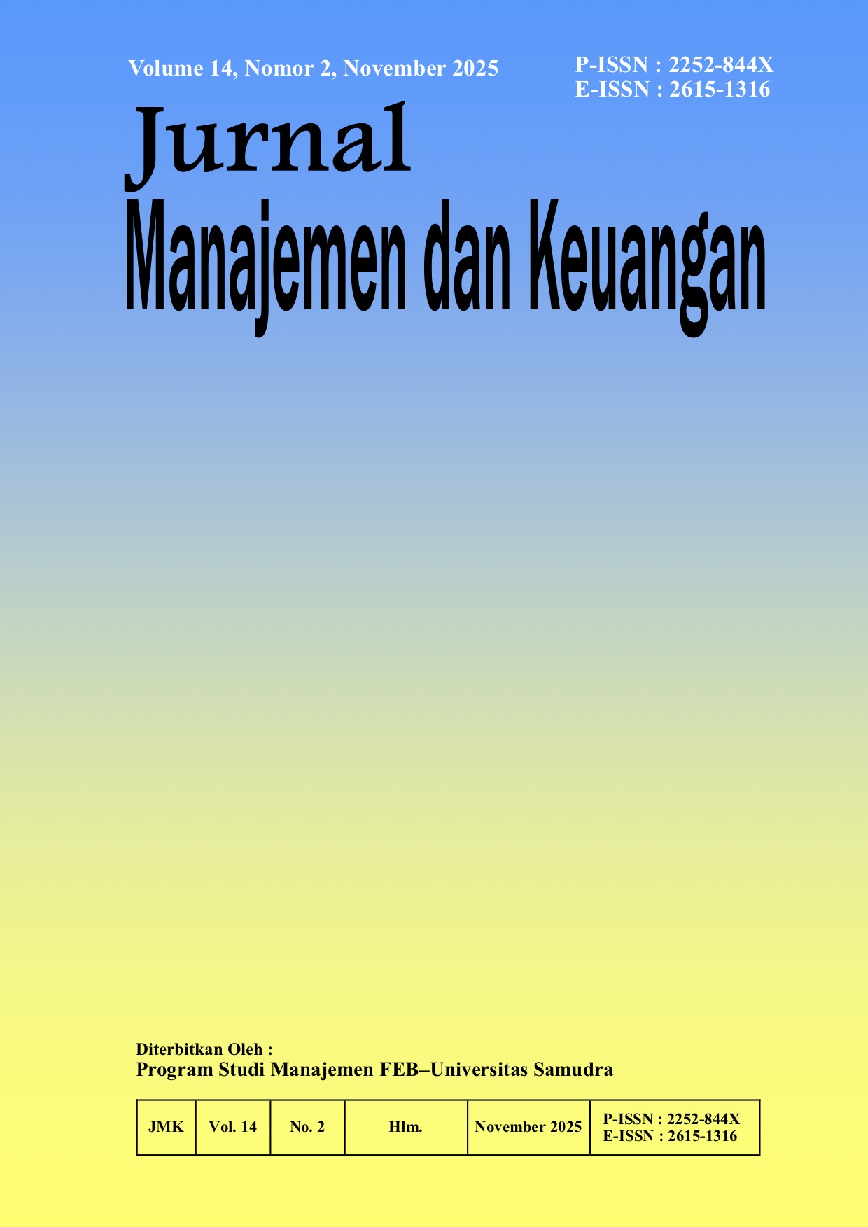 Cover Jurnal Manajemen dan Keuangan